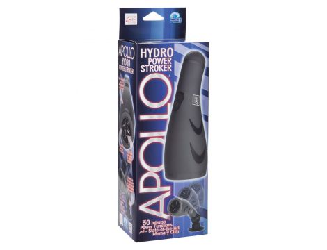 Masturbator z wibracją Calexotics Hydro Power szary 12 cm - 4