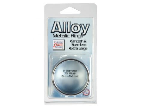 Alloy Metallic Ring - XL Silver - 4