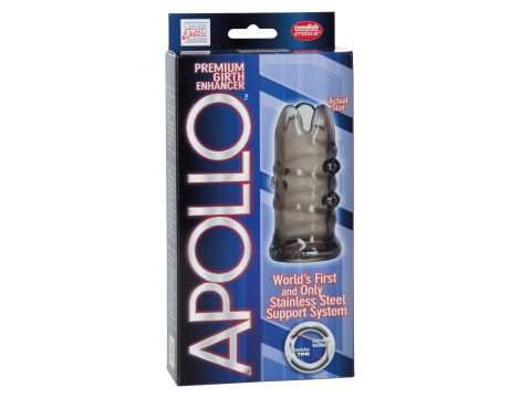 Pierścień powiększający obwód Calexotics szary 9 cm
