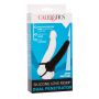 Strap on silikonowy dual penetrator Calexotics czarny 14 cm - 4
