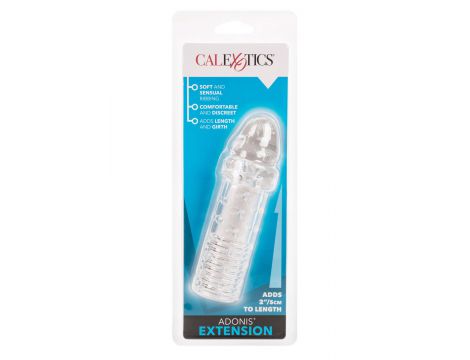 Przedłużka na penisa Adonis transparentna Calexotics 16 cm - 4