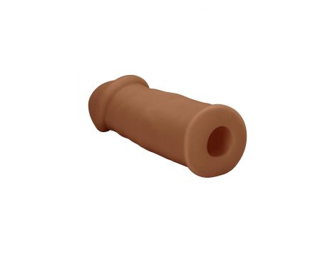 Przedłużka na penisa Futurotic Calexotics brązowa 14 cm - 5