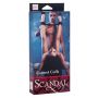 Kajdanki regulowane aksamitne Scandal Control Cuffs Calexotics czarny - 5