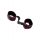 Kajdanki regulowane aksamitne Scandal Control Cuffs Calexotics czarny