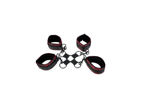 Regulowane kajdanki hog tie Calexotics czarny 30.5 cm