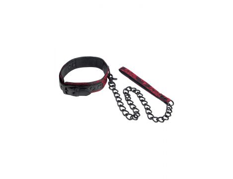 Obroża ze smyczą Scandal Calexotics czarna 81 cm - 2