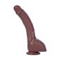 Realistyczne dildo Calexotics COLT Adam Dexter brązowe 21.5 cm - 2