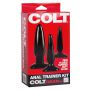 Zestaw korków analnych Colt Trainer Kit Calexotics czarny PVC - 3