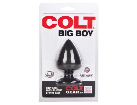 Korek analny silikonowy Calexotics COLT Big Boy czarny 8 cm - 3