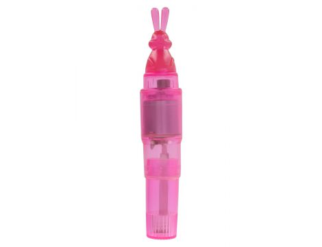 Mini wibrator króliczek ToyJoy różowy 13 cm - 2