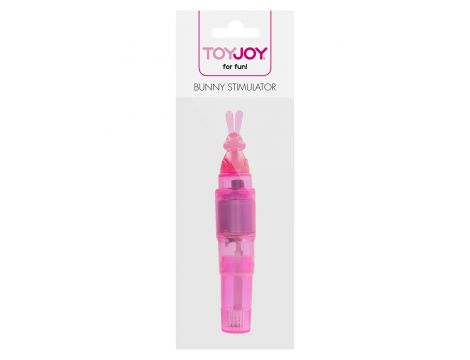 Mini wibrator króliczek ToyJoy różowy 13 cm - 3