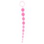 Koraliki analne ToyJoy Thai Toy Beads różowe 2,5 cm - 2