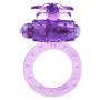 Pierścień erekcyjny wibrujący ToyJoy motyl fioletowy 3 cm - 5