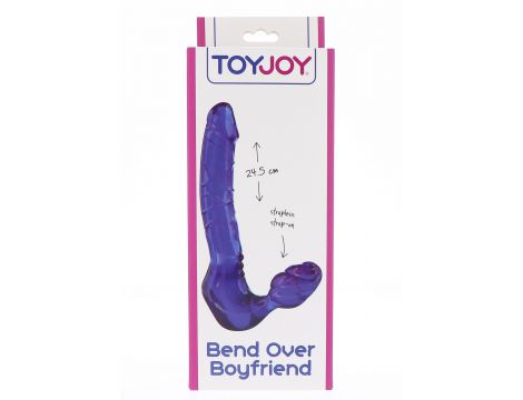 Strap on strapless ToyJoy fioletowy 4 cm - 4