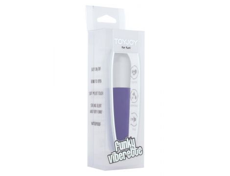 Mini wibrator ToyJoy Funky Viberette fioletowy wodoodporny - 3