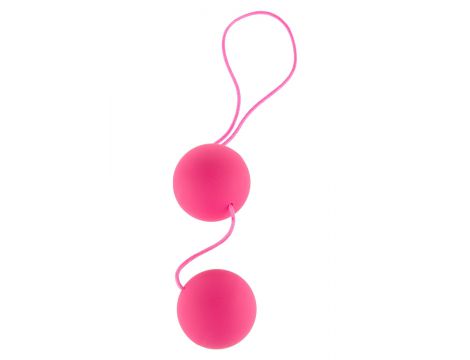 Kulki ABS ToyJoy Funky Love Balls różowe 3.5 cm - 3