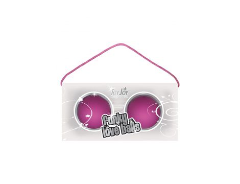 Kulki miłosne ToyJoy Funky Love Balls fioletowe ABS 3.5 cm - 6