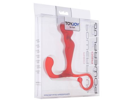 Masażer prostaty ToyJoy Power Plug TPE czerwony 3.5 cm - 4