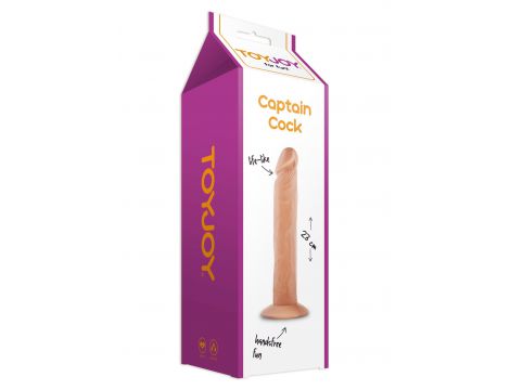 Dildo realistyczne Captain Cock ToyJoy cieliste 23 cm - 4