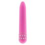 Wibrator ToyJoy Diamond Superbe Vibe różowy z kryształkami 15.5 cm - 5