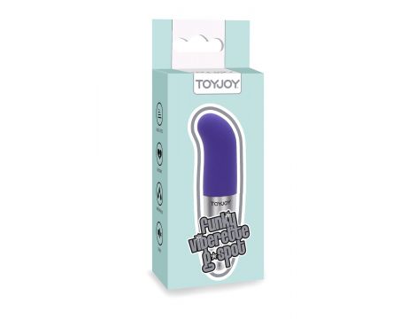 Wibrator punktu G ToyJoy Viberette fioletowy mini 12 cm AA - 4
