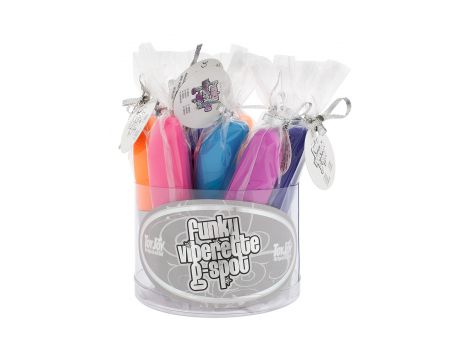 Wibrator punktu G ToyJoy Viberette fioletowy mini 12 cm AA - 5