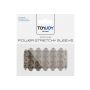Nakładka na penisa ToyJoy Power Stretchy Sleeve szara 6.5 cm - 5
