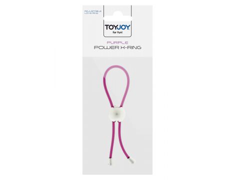 Regulowany pierścień erekcyjny Power X ToyJoy fioletowy - 4