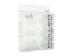 Zestaw nakładek na penisa Power Transparent ToyJoy