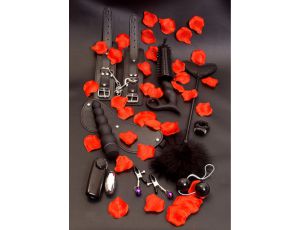 Zestaw akcesoriów erotycznych Lovetoy Starter Kit czarny