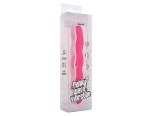 Wibrator punktu G ToyJoy Funky Wave falisty różowy 18 cm