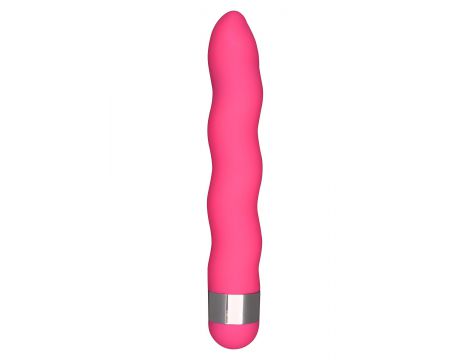 Wibrator punktu G ToyJoy Funky Wave falisty różowy 18 cm - 2