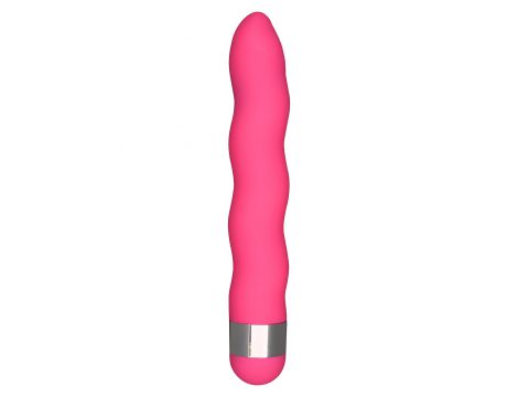 Wibrator punktu G ToyJoy Funky Wave falisty różowy 18 cm - 3
