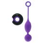 Jajko wibrujące ToyJoy Embrace II fioletowe z pilotem 10 cm - 4