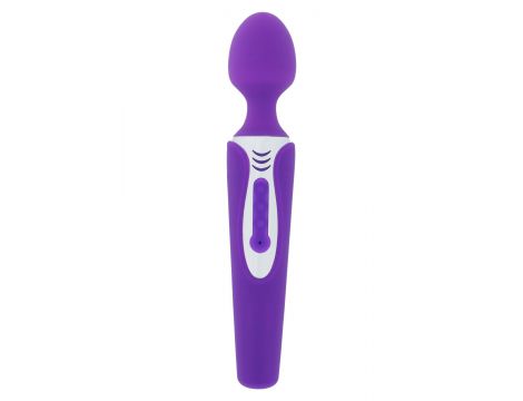 Masażer silikonowy ToyJoy Legend fioletowy 21 cm USB wodoodporny