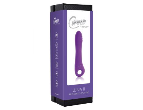 Wibrator G spot elastyczny ToyJoy Luna II fioletowy 18.5 cm - 3