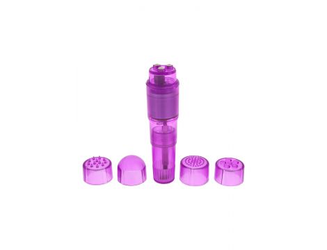 Mini wibrator Pocket Rocket ToyJoy fioletowy 10.5 cm - 2