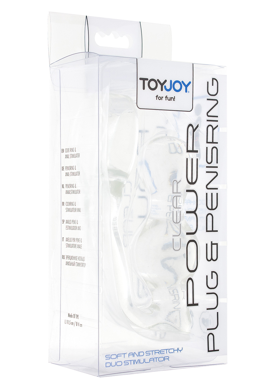 plug-power plug & penisring clear