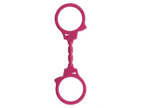 Kajdanki rozciągliwe ToyJoy różowe 25 cm - 2