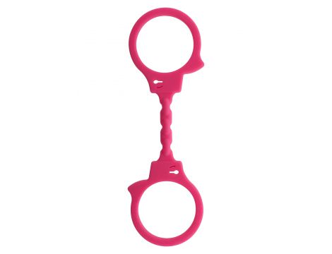 Kajdanki rozciągliwe ToyJoy różowe 25 cm - 3