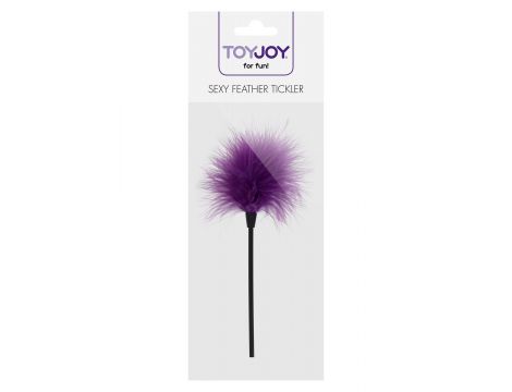 Piórko łaskoczące ToyJoy fioletowe 22 cm - 4