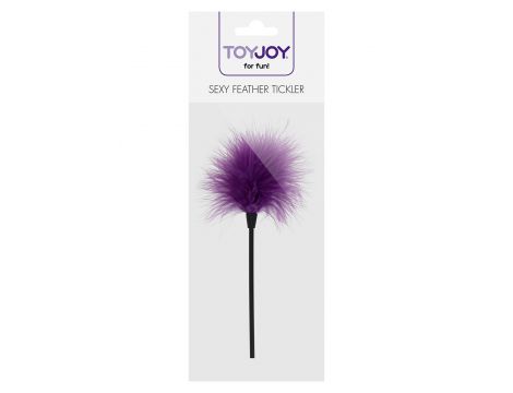 Piórko łaskoczące ToyJoy fioletowe 22 cm - 6
