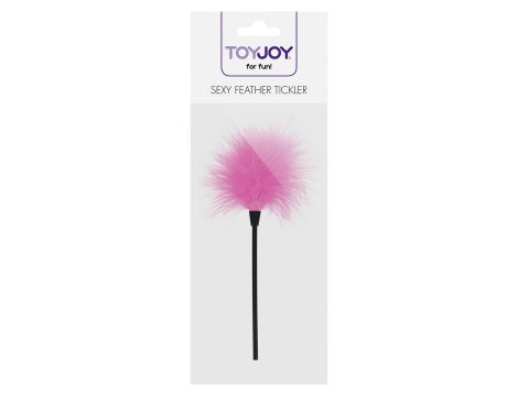 Piórko łaskoczące ToyJoy różowe 22 cm
