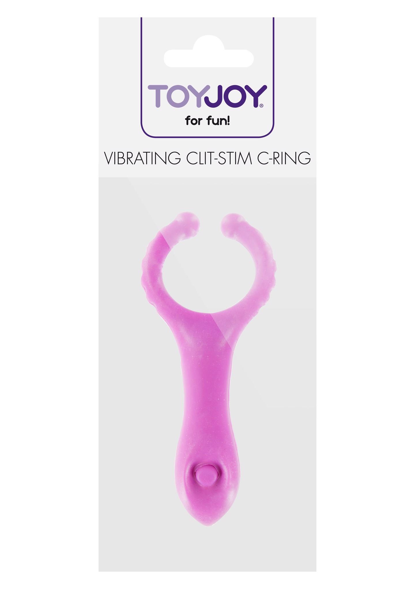 pierścień-vibrating clit-stim c-ring purple