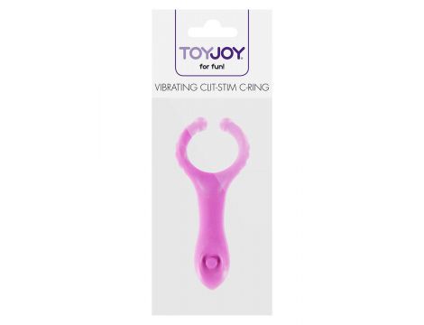 Pierścień wibrujący ToyJoy fioletowy 10 cm - 3
