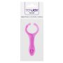 Pierścień wibrujący ToyJoy fioletowy 10 cm - 4