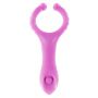 Pierścień wibrujący ToyJoy fioletowy 10 cm - 5