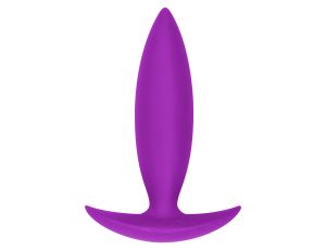 Korek analny silikonowy ToyJoy Bubble Butt Player Starter fioletowy 10 cm