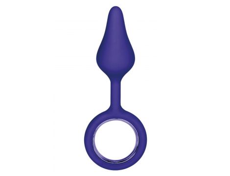 Korek analny silikonowy ToyJoy Booty Tickler fioletowy 9,5 cm - 3