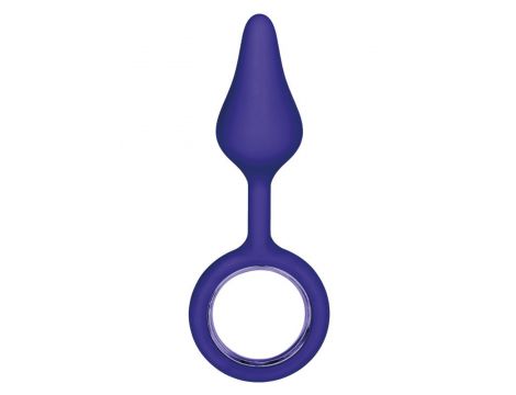 Korek analny silikonowy ToyJoy Booty Tickler fioletowy 9,5 cm - 4